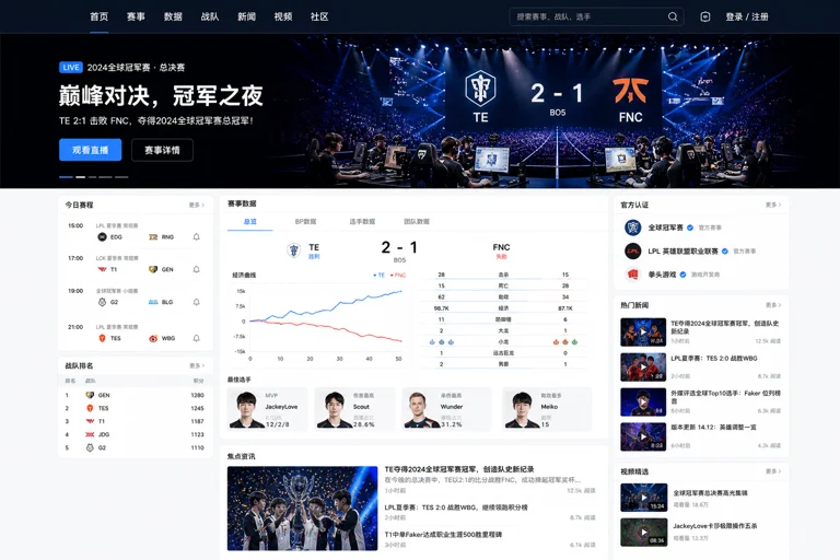 爱游戏平台的比赛数据栏目示意图